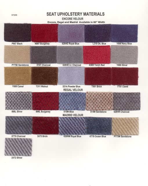 Encore, Regal, Madrid Samples