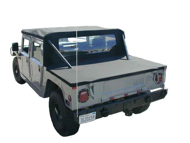 HUM2, 89-04 Hummer H1 Tonneau Cover