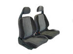 U702, 92-95 Civic 2 Door Front Buckets and Rear Seat Upholstery Set