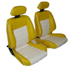 U704, 88-91 Civic 2 Door Front Buckets and Rear Bench Seat Upholstery