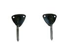 BRKT81-Blk, 78-88 El Camino GM Sunvisor Brackets - Black