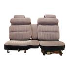 U2004, 81-87 El Camino Bench 55/45 Split Seat w/Center Arm Rest - Double Cushion & Head Rests