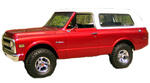 67-91 Blazer Products - ABS Plastic Headliners, Sunvisors, Seat Upholstery, Door Panels