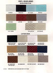 GM Recessed Star and Leather Grain Samples