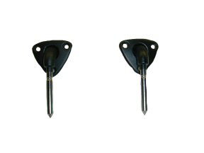 BRKT81-Blk, 71-81 Camaro "T" Top and Hard Top Sunvisor Brackets - Black
