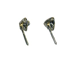 BRKT81-Chr, 71-81 Camaro "T" Top and Hard Top Sunvisor Brackets - Chrome