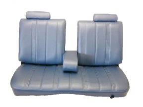 U279, 78-82 El Camino Split Bench w/Arm Rest & Headrests