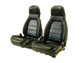 U902 & U902P, 93-95 Miata Seat Upholstery - With Seat Belt Cut Outs