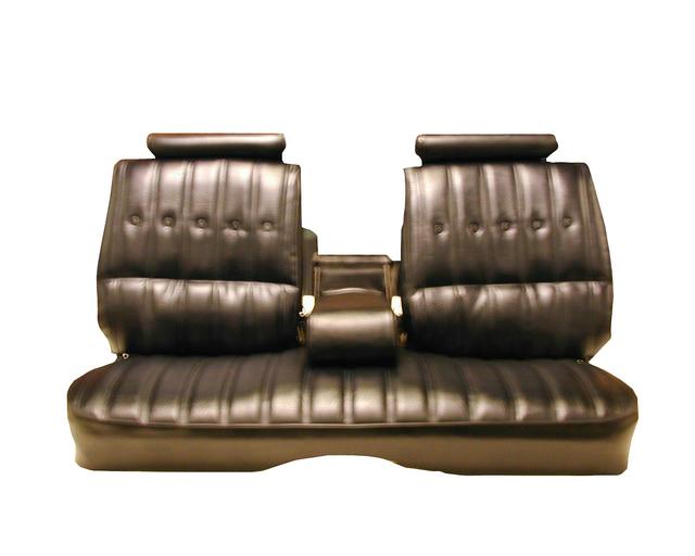 U2101S, 73-77 Regal Split Back w/Arm Rest, Head Rests and Rear Bench Seat Upholstery Set