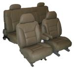 U114, 95-98 Chevy / GMC Ext. Cab Truck Front Buckets w/ Rear Bench Seat