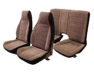 U304, 87-92 Camaro Base Model Front Buckets and Rear Seat Upholstery