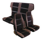 U1102, 82-93 Chevy / GMC S10 / S15 Blazer 2 Door Front Buckets and Rear Seat Upholstery
