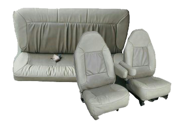 U515, 92-96 Bronco Full Size Front Buckets and Rear Bench Seat Upholstery Set