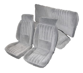 U2108, 81-88 Buick "T" Type Front Buckets and Rear Bench Seat Upholstery Set