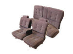 U281S, 81-88 Monte Carlo 55/45 Split w/Luxury Lumbar Cushion and Rear Seat Upholstery Set