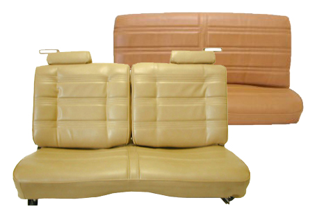 U211S, 78-80 Regal 50/50 Split Back, Head Rests and Rear Bench Seat Upholstery Set