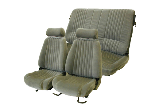U403, 85-92 Firebird, Trans Am, Formula Front Buckets and Rear Seat Upholstery Set