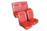 U632, 84-86 Mustang Convertible Base Model Front Buckets and Rear Seat Upholstery Set