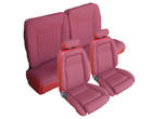 U636, 92-93 Mustang GT Hatchback Front Buckets and Rear Seat Upholstery Set