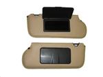 SV432, 86-93 Mustang Hatchback, Coupe Sunvisor Set with Non-Lighted Mirrors