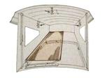 AW100-101, 68-73 Westfalia Pop Top Canvas for Upper Bunk Cot Short and Long